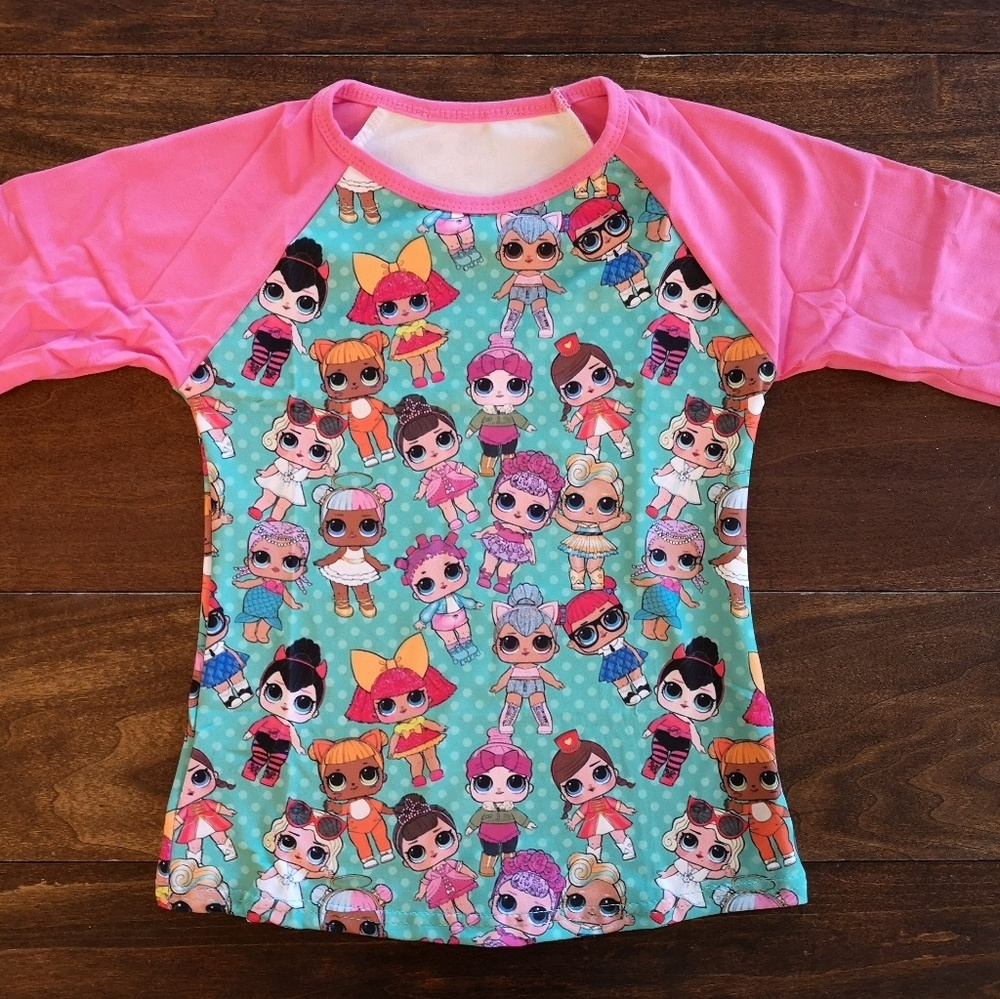 LOL Raglan Top